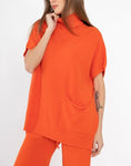 Cargar la imagen en la vista de la galería, Pull Col Roulé MAYFAIR – Effet Cachemire oversize🧡