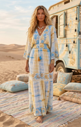 Load image into Gallery viewer, ✨ Robe Longue Tie and Dye Bohème JASMINE sequins💫