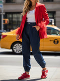 Load image into Gallery viewer, Baskets HUDSON – Sneakers Rouges Étoile Femme Style Rétro♥️