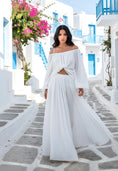 Load image into Gallery viewer, Jupe jupon voile de coton NARCISSE