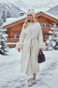 Load image into Gallery viewer, Manteau NINA – Laine & Cachemire, Poignets Fourrure