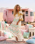 Load image into Gallery viewer, Robe Longue Sequins Dorés Style Manoush – Bohème 🌙