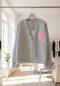 Charger l'image dans la visionneuse de la galerie, Gilet laine avec cœur brodé BELLA