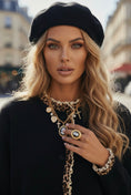 Cargar la imagen en la vista de la galería, Collier Breloques Dorées & Camée DONNA vintage 🌟✨