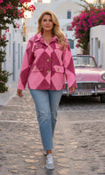 Charger l'image dans la visionneuse de la galerie, Veste laine rose burlington TEDDY