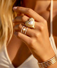 Charger l'image dans la visionneuse de la galerie, Collier Bracelet Doré Multirangs CÉLESTE – Style Gipsy Bohème à Entourer✨