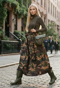 Load image into Gallery viewer, Jupe longue camouflage KRISTEN