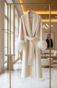 Load image into Gallery viewer, Manteau NINA – Laine & Cachemire, Poignets Fourrure