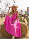 Cargar la imagen en la vista de la galería, Robe Longue Bohème SOLEIADO – Coton Fluide & Pompons🌵🩷