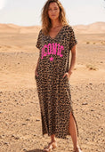 Charger l'image dans la visionneuse de la galerie, Robe Longue Léopard ICONIC 🩷🌵 – Maxi Dress Coton Boho Western