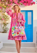 Charger l'image dans la visionneuse de la galerie, Sac Boho Rose Floral IDYLLE – Coton Lavable | Sac Hippie Chic | Resort Été
