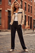 Cargar la imagen en la vista de la galería, Veste Zippée jogg Beige LENOX — Col Montant
