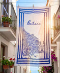 Load image into Gallery viewer, Foulard lin et coton MYKONOS
