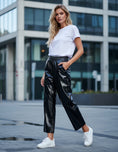Charger l'image dans la visionneuse de la galerie, Pantalon simili cuir vernis MELANIE