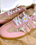 Charger l'image dans la visionneuse de la galerie, Baskets rose/or strass VALENTINA