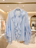 Load image into Gallery viewer, Blouse volants OCEANE