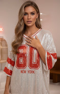 Cargar la imagen en la vista de la galería, ✨ Top Sequins Manhattan – Champagne & Rouge♥️