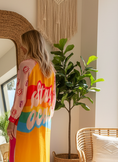 Charger l'image dans la visionneuse de la galerie, Robe Kimono Longue BALI | Imprimé Bohème Fluide | 100% Viscose