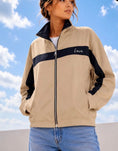 Cargar la imagen en la vista de la galería, Veste Zippée jogg Beige LENOX — Col Montant