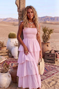 Cargar la imagen en la vista de la galería, Robe longue Bohème SHANA🌸| Volants Coton