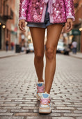 Cargar la imagen en la vista de la galería, Baskets Multicolores Cœur BROOKE 🩷 | Sneakers Girly Tendance