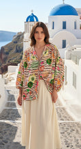 Charger l'image dans la visionneuse de la galerie, Blouse fluide ZOA imprimé ISLAND