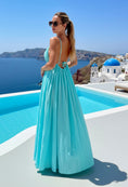 Cargar la imagen en la vista de la galería, Robe Longue Bohème NINA-Maxi Robe Coton Broche Dorée | Resort Été Femme