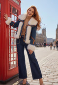 Load image into Gallery viewer, Blouson Jean & Fausse Fourrure – British Style | Lilirose Cannes