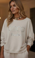Load image into Gallery viewer, Sweat COCO Mon Amour Pailleté ✨ Noir ou Beige