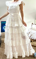 Load image into Gallery viewer, Robe bohème blanche ESMERALDA