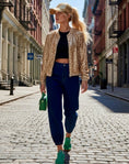 Charger l'image dans la visionneuse de la galerie, Blouson sequins or Broadway Nights Bomber ✨