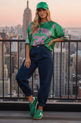 Charger l'image dans la visionneuse de la galerie, Jean BROOKLYN – Denim Marine Balloon Coupe Bouffante Fashion Week