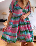 Load image into Gallery viewer, BRAZILIA silk effect dress
