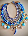 Charger l'image dans la visionneuse de la galerie, Collier Multi rang bleu SANTORINI