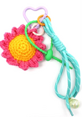 Charger l'image dans la visionneuse de la galerie, Bijou de sac porte-clé FLOWER crochet