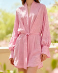 Charger l'image dans la visionneuse de la galerie, Blouse tunique rose BALI