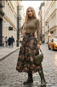 Load image into Gallery viewer, Jupe longue camouflage KRISTEN