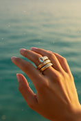 Charger l'image dans la visionneuse de la galerie, Bague ROMANE Serpent Oriental | or & Diamant