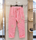 Charger l'image dans la visionneuse de la galerie, Pantalon 100% lin PINKIE