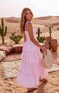 Cargar la imagen en la vista de la galería, Robe longue Bohème SHANA🌸| Volants Coton