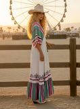Load image into Gallery viewer, Robe longue bohème LAURENA - coupe 🦋 manches papillon