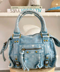 Charger l'image dans la visionneuse de la galerie, Sac medium jean used NEW YORK