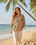 Charger l'image dans la visionneuse de la galerie, Blouse fluide ZOA imprimé ISLAND