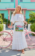 Charger l'image dans la visionneuse de la galerie, Jupe Longue Bohème KEY WEST – Gaze de Coton Blanc