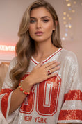 Cargar la imagen en la vista de la galería, Bague Rubis & Diamants QUEEN – Vintage Chic
