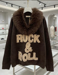 Charger l'image dans la visionneuse de la galerie, Pull col fourrure ROCK&Roll