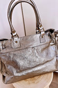 Cargar la imagen en la vista de la galería, Bolso JANE efecto piel iris plateado