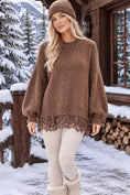 Load image into Gallery viewer, Pull doux chic MINDY en maille & dentelle