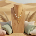 Charger l'image dans la visionneuse de la galerie, Collier Double Rang Coquillages & Turquoise OCEANA | Style Bohème plage