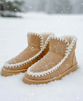 Cargar la imagen en la vista de la galería, Boots fourrées beiges MERIBEL